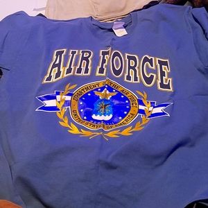 Gildan XL Blueish grey Airforce Men's T-shirt